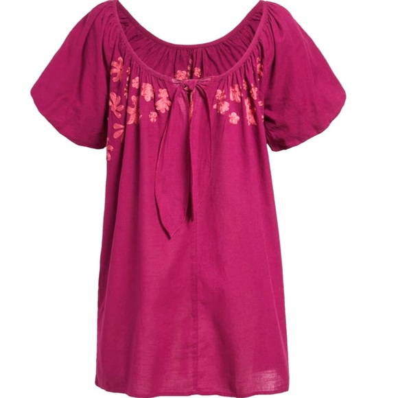 NWT Free People Boho Fiona Dress in Bright Plum. XS Summer Vacation Boho Chic - Picture 8 of 8